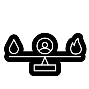 homeostático realimentación lazo icono vector