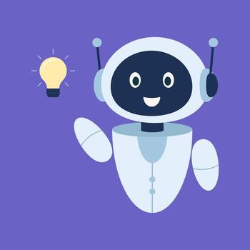 Colorful chat robots displaying joyful, curious, and playful emotions in a vibrant digital setting. Charming AI companions come to life. vector