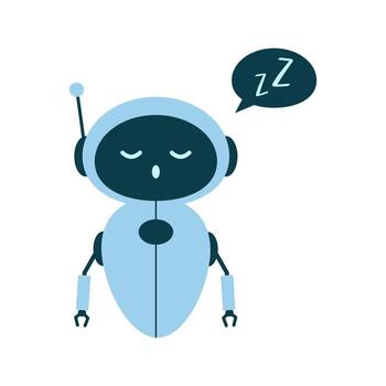 Colorful chatbot icons expressing diverse emotions and activities, showcasing playful and dynamic digital assistant designs in a vibrant arrangement. vector