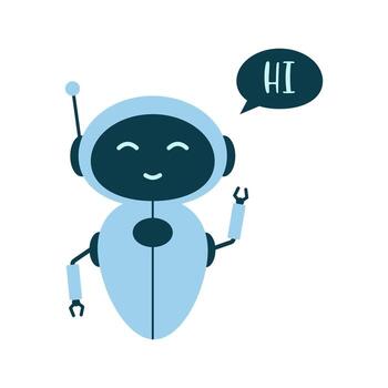 vistoso chatbots expresando diverso emociones y gestos en un digital espacio. vibrante ai avatares exhibiendo único alusiones personales y estilos. vector