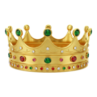 un realista real corona, cortar afuera, recorte camino aislado en un transparente antecedentes. png