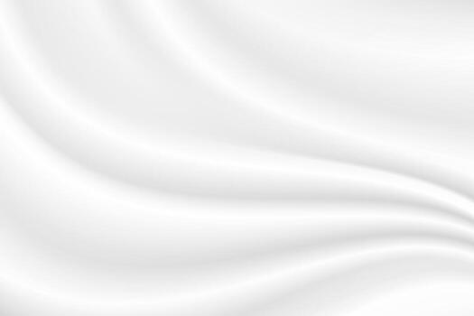 wrinkles white silk cloth fabric wave overlapping with light and shadow. white and gray texture background. copy space vector