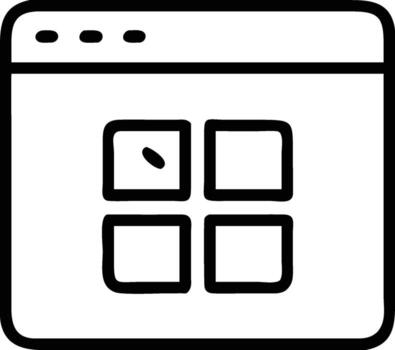 contorno web solicitud interfaz diseño para usuario experiencia y sitio web desarrollo y aplicación desarrollo necesidades vector