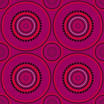 sin costura geométrico modelo de concéntrico círculos vector