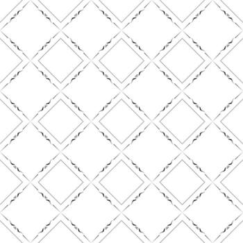 Seamless geometric white pattern of squares and lines vector