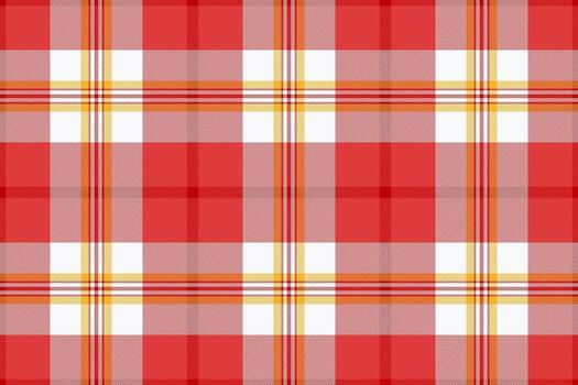 vibrante rojo y blanco tartán modelo. Perfecto para textil diseños, sitio web antecedentes, o agregando un toque de clásico estilo a tu proyectos vector