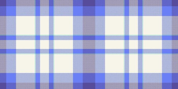 Serene pastel blue and ivory plaid pattern. Perfect for textile design, websites, and crafting projects. Subtle texture evokes calmness and sophistication. vector