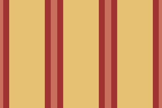 Htationary fabric background seamless, refresh textile pattern stripe. Grnate texture vertical lines in red and amber colors. vector