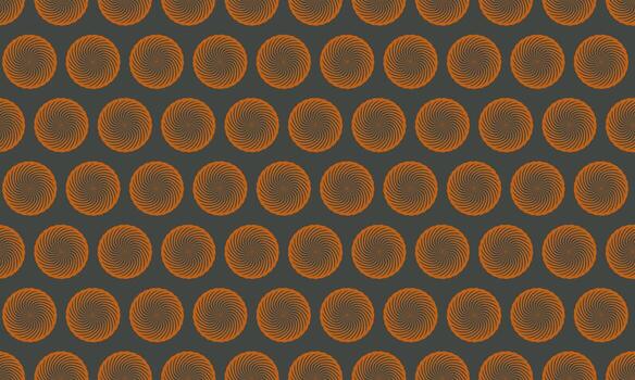 resumen geométrico modelo con repitiendo naranja círculos en un oscuro gris antecedentes. Perfecto para sitio web antecedentes, textil diseños, o moderno gráfico proyectos vector