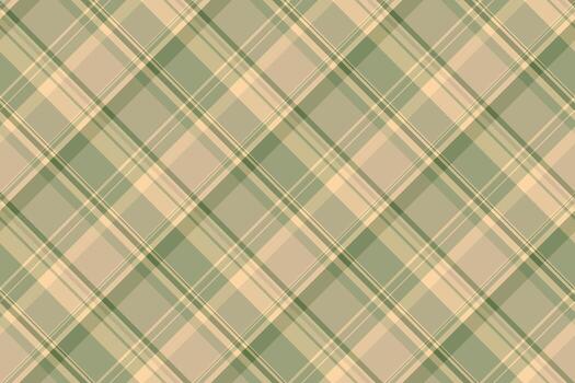 Elegant diagonal plaid pattern in muted greens and beige. Perfect for textile design, website backgrounds, or creating a sophisticated, rustic feel. vector