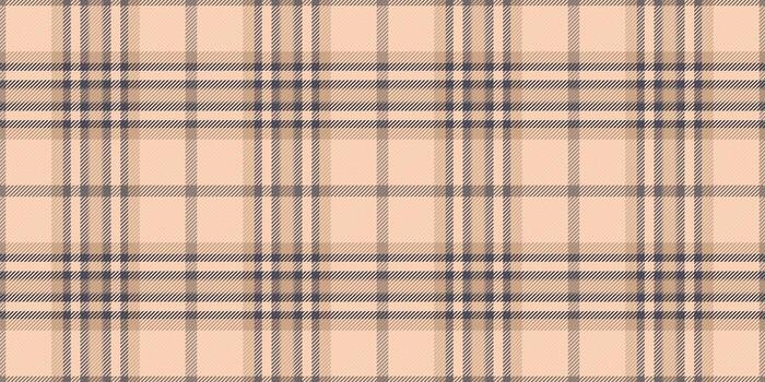 sutil melocotón y gris pardo tartán modelo. elegante, minimalista diseño Perfecto para textil huellas dactilares, sitio web antecedentes, o Moda marca. versátil, sofisticado estético evoca calor y calma. vector