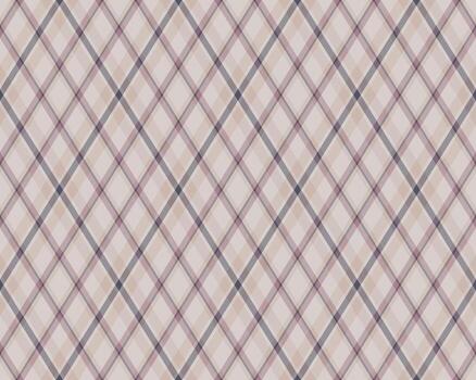 Subtle diagonal plaid pattern in muted beige, mauve, and gray tones. Perfect for backgrounds, textiles, or website designs. vector