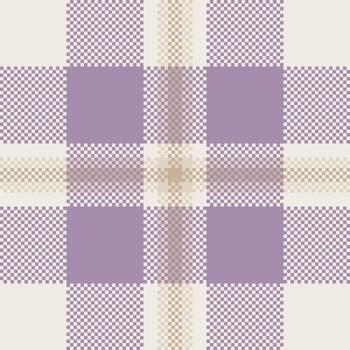 Geometric texture. Pastel purple and beige checkered pattern with squares. Visual element for backgrounds, design projects, crafts, or apparel. vector