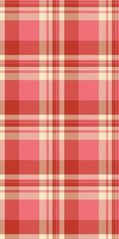 Elegant coral and cream plaid pattern. Perfect for textile design, websites, packaging, and more. This versatile image offers a classic, sophisticated aesthetic with a touch of warmth. vector