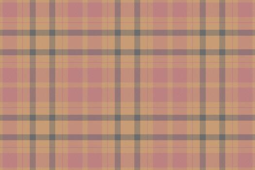 sutil melocotón y beige tartán modelo. Perfecto para textil diseño, sitio web antecedentes, o elaboración proyectos esta apagado tono sin costura textura evoca sentimientos de calor y tranquilidad. vector