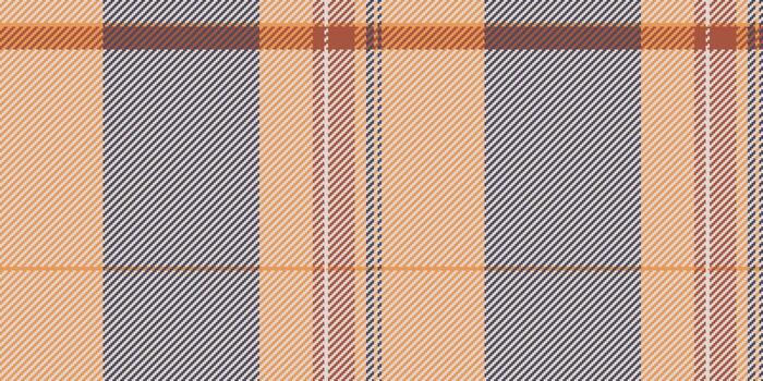 Warm, autumnal plaid pattern in muted orange and gray tones. Perfect for textile designs, website backgrounds, or fallthemed projects. Evokes feelings of comfort and rustic charm. vector