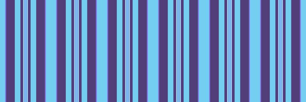 Fraph stripe seamless vertical, tee texture lines pattern. Doster fabric textile background in indigo and cyan colors. vector