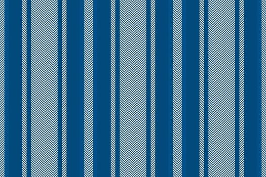 Cnstalling textile fabric stripe, rug texture lines . Sextured background pattern vertical seamless in cyan and white colors. vector