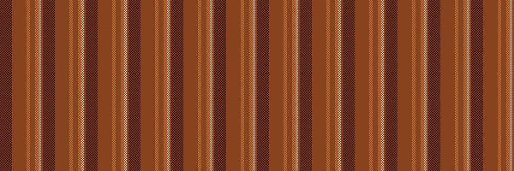 Ethnic fabric texture , hobby vertical lines textile. Group stripe pattern seamless background in orange and dark colors. vector