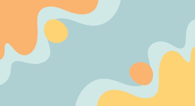 resumen Arte antecedentes con fluido formas y pastel color paleta vector