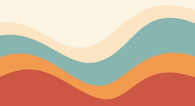 Wavy color gradient background for creative design project vector