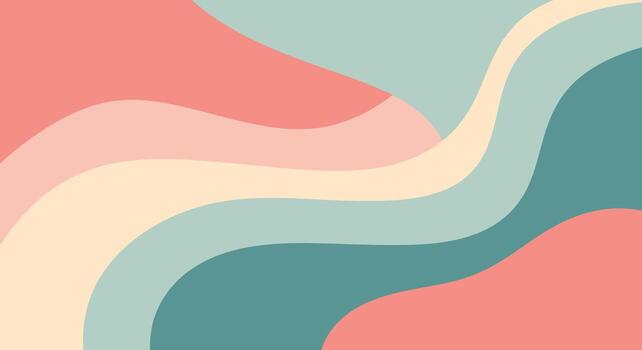 ondulado capas crear un resumen pastel antecedentes con suave colores vector