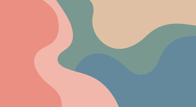 pastel ola Arte antecedentes para suave presentaciones o web diseño proyectos vector