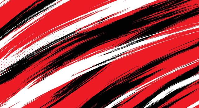 energético golpes de rojo, negro y blanco crear un dinámica resumen modelo vector