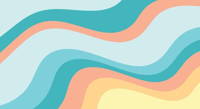 fluido pastel de colores rayas creando un calmante, resumen antecedentes diseño vector