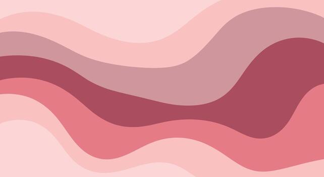 suave rosado olas estratificación crea un calma resumen fondo diseño vector