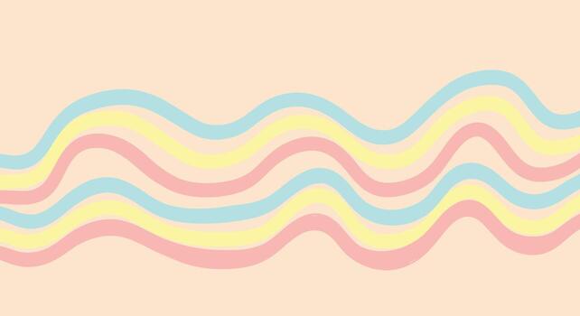 pastel olas antecedentes para alegre diseños, presentaciones, juguetón gráficos, y sitio web elementos vector