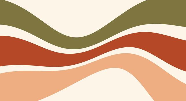 moderno resumen terroso olas crear un calma, orgánico, y elegante antecedentes para tu creativo proyecto vector