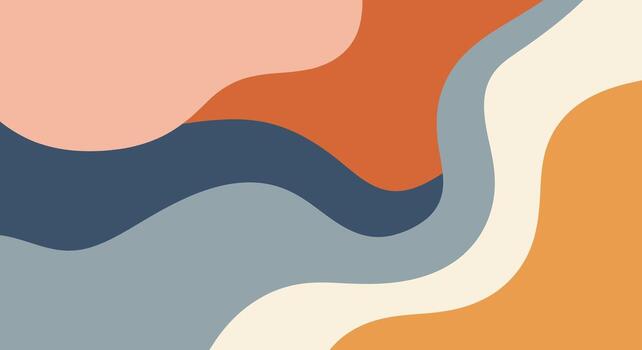 Trendy abstract background with earthy tones for modern designs and creative projects that need a calm vibe vector