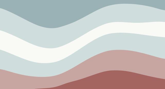 Serene pastel waves create a calming backdrop for your creative design projects and modern presentations vector