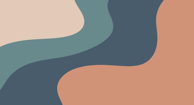 elegante resumen fluido formas en calmante tierra tonos crear un moderno orgánico sensación para marca y diseño vector