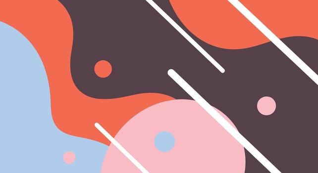 Vibrant abstract background with dynamic shapes perfect for branding and creative projects now vector