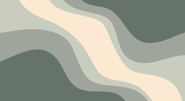 elegante fluido olas antecedentes en calmante neutral tonos para moderno diseño y creativo proyectos vector