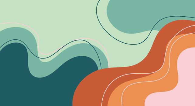 Stunning modern abstract background with vibrant colors and elegant flowing shapes for creative projects vector