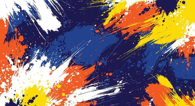 Vibrant colorful paint splatter background for dynamic creative projects and bold modern designs vector