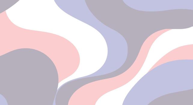 Elegant pastel waves background for calming designs and inviting modern websites with a soft aesthetic vector