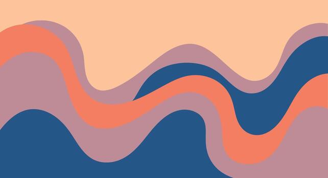 Abstract flowing waves create a vibrant, modern background perfect for design projects. vector