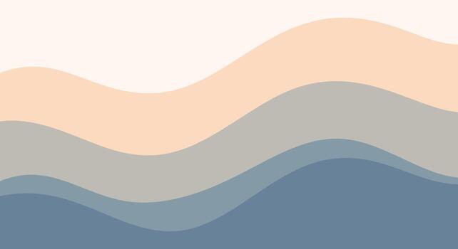 Calming pastel wave pattern background for modern designs and stylish branding projects with smooth gradients vector
