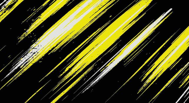 dinámica resumen diseño con vibrante amarillo y negro diagonal líneas para moderno conceptos vector