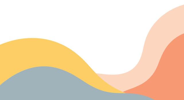 Modern abstract waves in warm colors for backgrounds, design, and creative projects vector