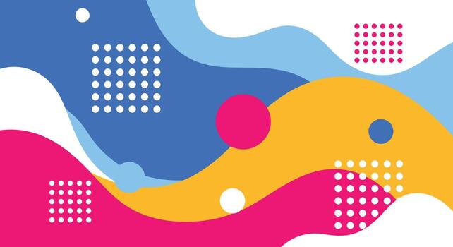 Dynamic abstract design with vibrant colors and shapes perfect for modern branding projects vector