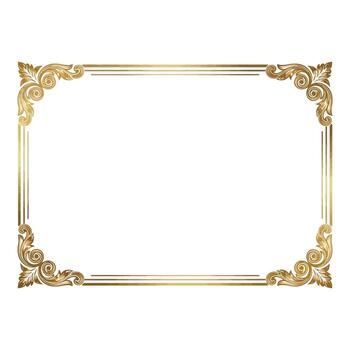 Arte de colección de florido Clásico decorativo marcos y fronteras con intrincado volutas y filigrana diseños, aislado en blanco antecedentes vector