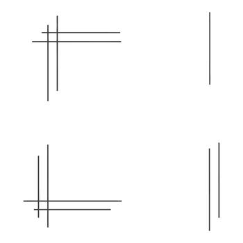 Art of collection of five decorative empty labels and frames with ornate borders and patterns on a pink striped and checkered background vector