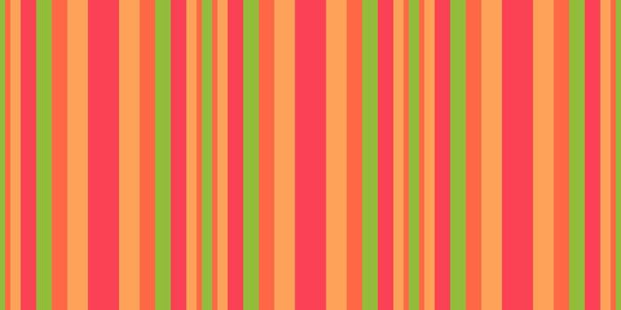 Vibrant vertical stripes in coral, orange, and lime green create a cheerful, retroinspired pattern. Perfect for backgrounds, website design, textiles, or any project needing a playful, energetic feel. vector