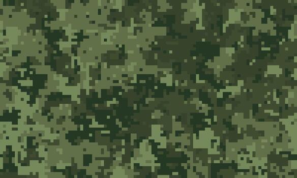 Abstract digital camouflage pattern. Seamless texture in muted greens. Perfect for backgrounds, website design, militarythemed projects, or adding a tactical feel to your designs. vector