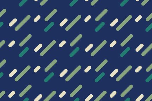 Abstract geometric pattern. Dynamic diagonal lines in muted greens and creams against a deep navy blue background. Perfect for website backgrounds, textile designs, or modern branding projects. vector